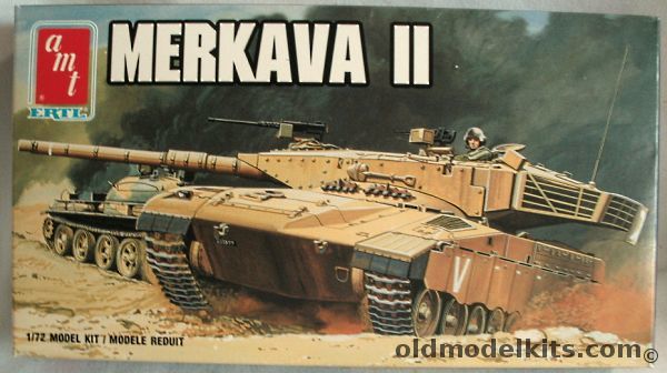 AMT 1/72 Merkava II Main Battle Tank, 8641 plastic model kit